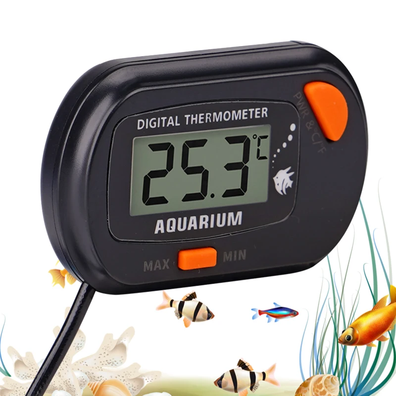 -50℃ - 70℃ Digital Aquarium Fish Tank Thermometer With Suction Cup Temperature Sensor Meter Tester Thermometer Measurement