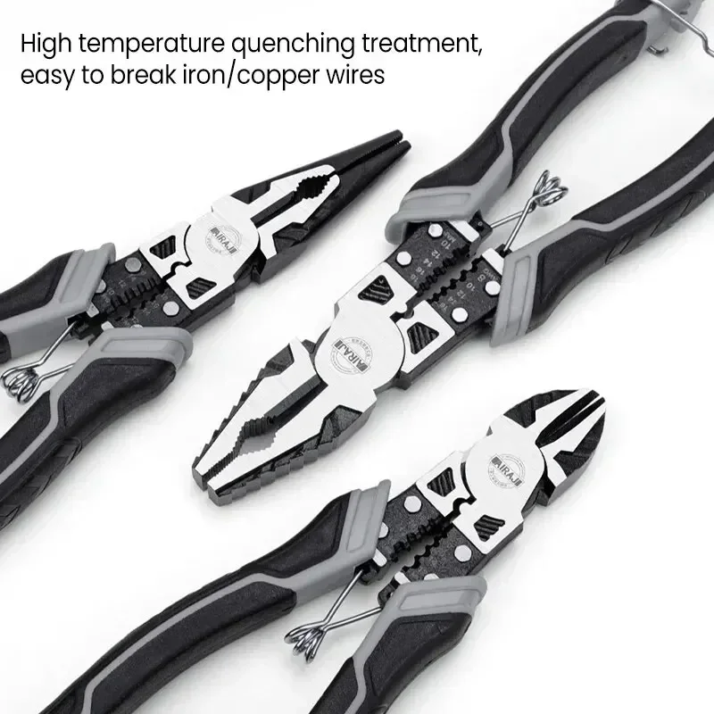 Multifunctional Universal Diagonal Pliers Hardware Wire Cutters Professional Electrician Anti Slip Durable Repair Tools