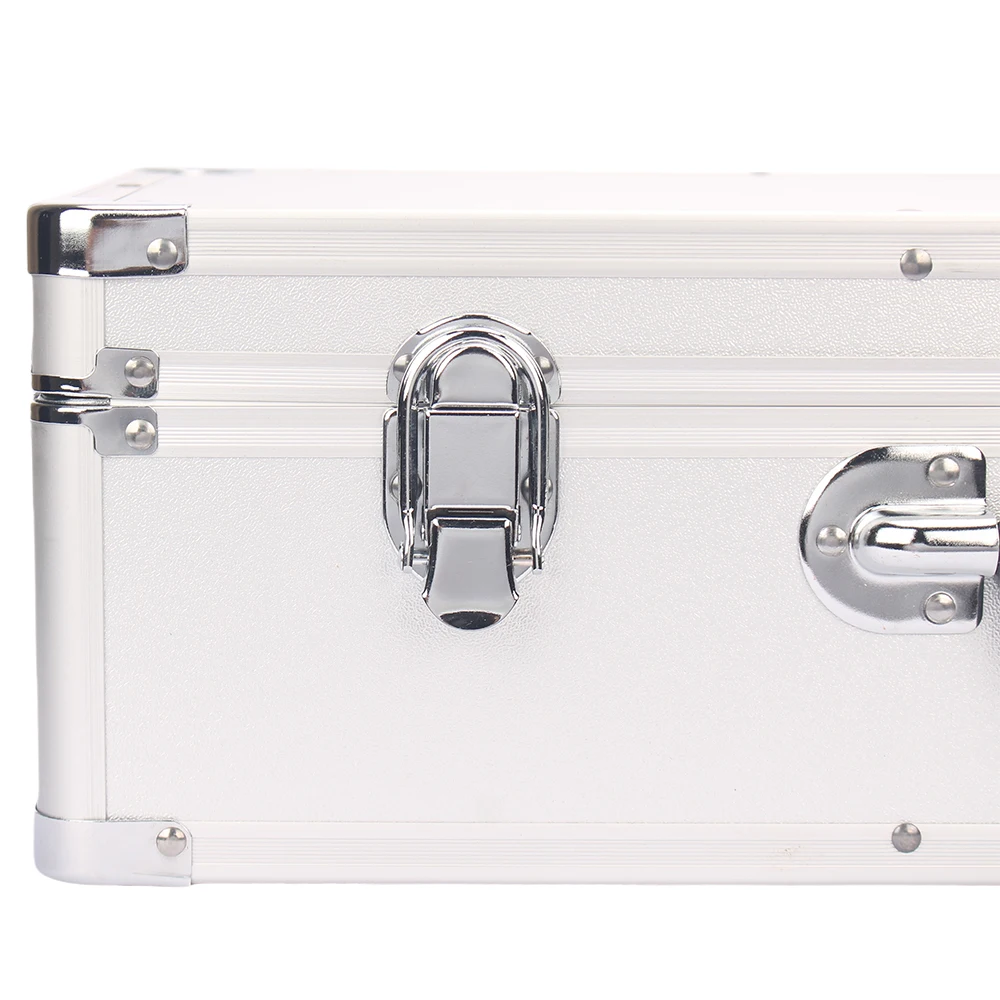 Imagem -02 - Alumínio Tool Box Case Equipamento Hard Case com Espuma Caixa de Armazenamento Protetor de Segurança Organizador Portátil 20