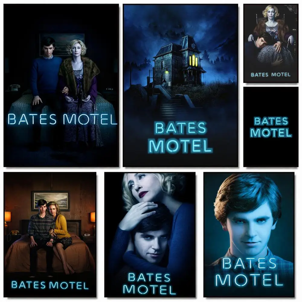 tv series B-Bates Motel-L Poster Removable Wall Sticker for Home Cafe Bar Office Interior Decor