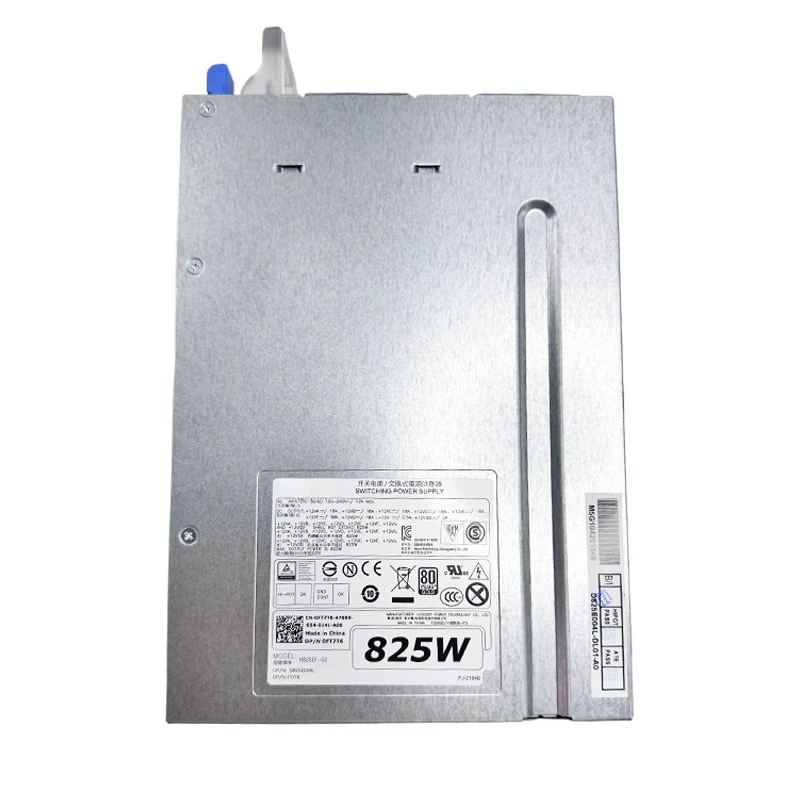 

Для рабочей станции H825EF-02 FT7T6 Блок питания 825 Вт для T5810 T7810 T7910