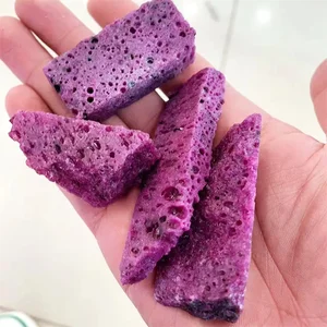 Natursteine zur Dekoration zu Hause, Ecke Rubinkristallprobe, grobe Mineral, kostbare Heilsteine, Aquarium, machen DIY -Schmuck machen 9 Hauptverkäufe Rotkristall - №2