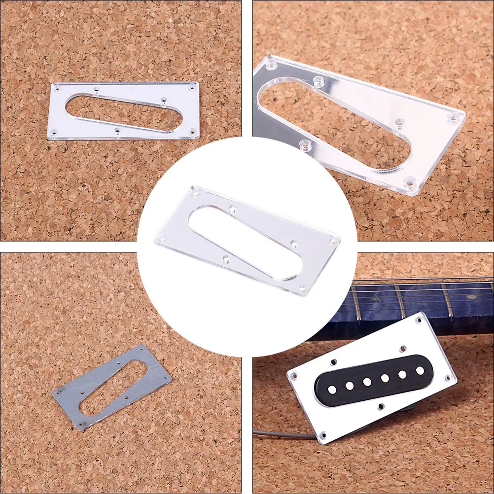 

Conversion Mirror Cover Electric Guitar Mounting Ring Single Coil Electric Guitar Mounting Ring Upgrade Replacement Parts