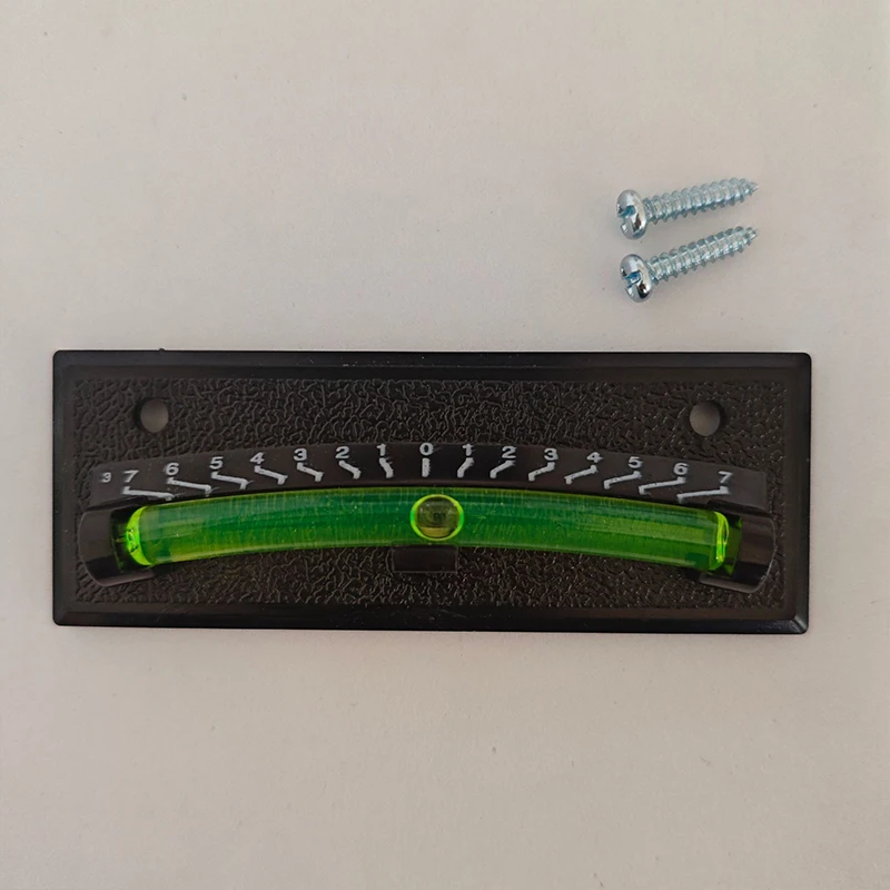 Self‑Adhesive Mini Spirit Bubble Level Horizontal Measuring Tool With Fixing Screws For RV Camper Picture Hanging Furniture
