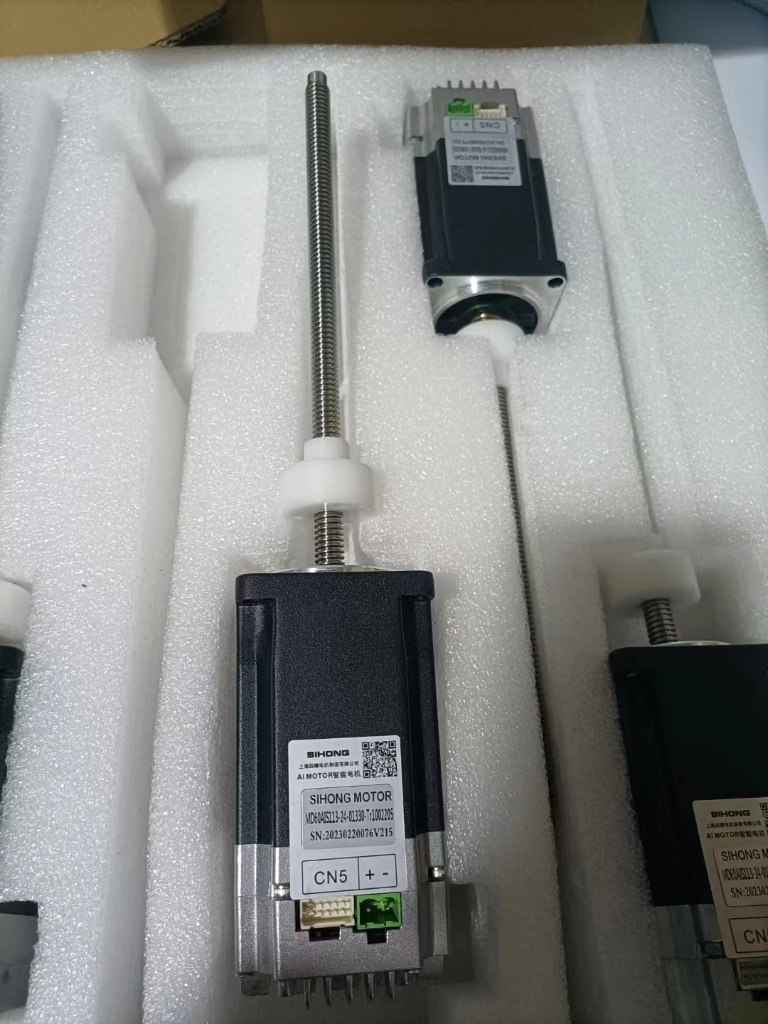 Novo driver de servo motor ce de carro 48vdc agv integrado com motor de passo nema 34 60mm 400w 3000rpm 1.27nm híbrido 48v com canopen