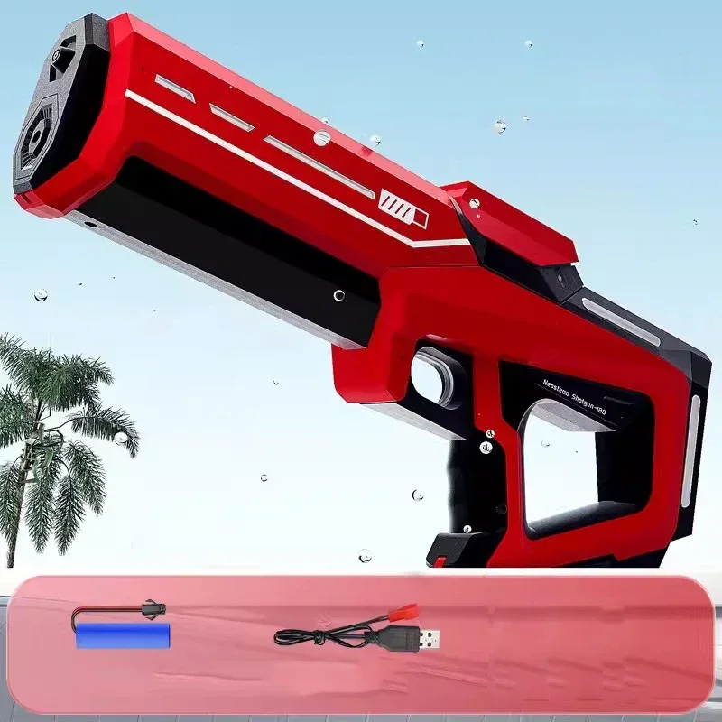 NONE Kinder elektrische Wasser pistole Spielzeug Sommer Outdoor Strand Kampfspiel voll automatische Induktion absorbieren Wassers prüh pistolen für Kinder Geschenk 10