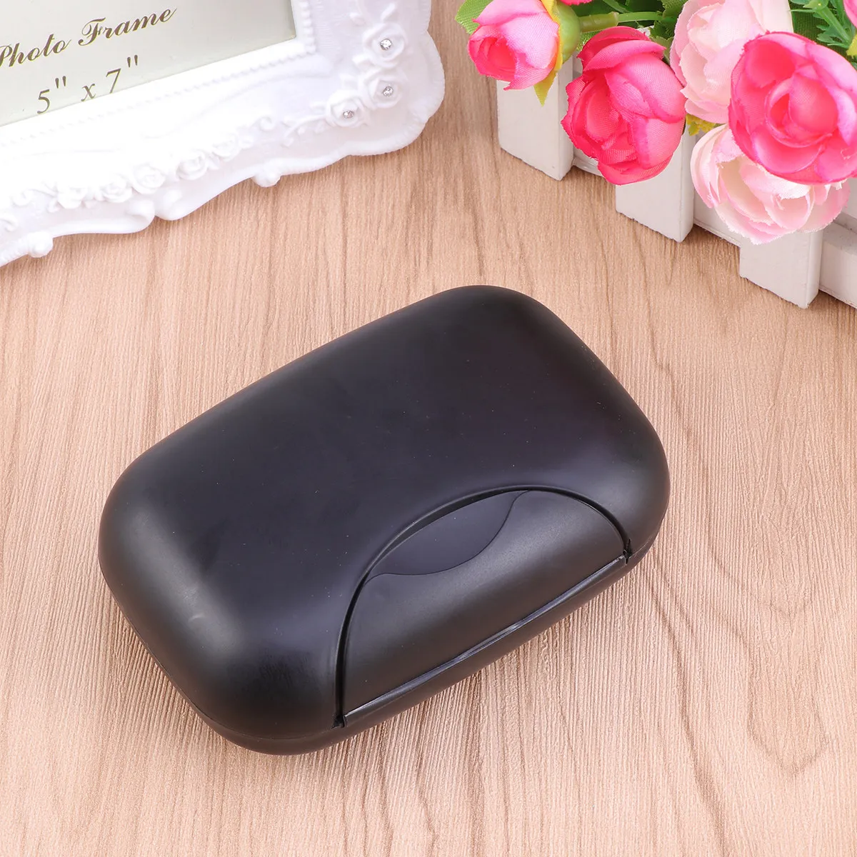 

Легкий портативный контейнер-мыльница для путешествий, кемпинга, походов, использования в ванной комнате, с замком, гигиеничный, компактный