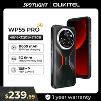 Oukitel WP55 Pro 5G Rugged Smartphone 48GB(16+32) +512GB 11000mAh 33W 108MP 6.6\