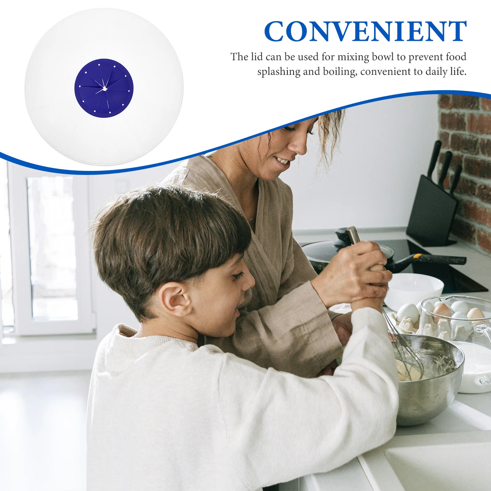 

Egg Bowl Whisk Screen Splash Proof Transparent Cover Anti Cover Baking Guard Kitchen Cooking Baking Guard Bowl Lid