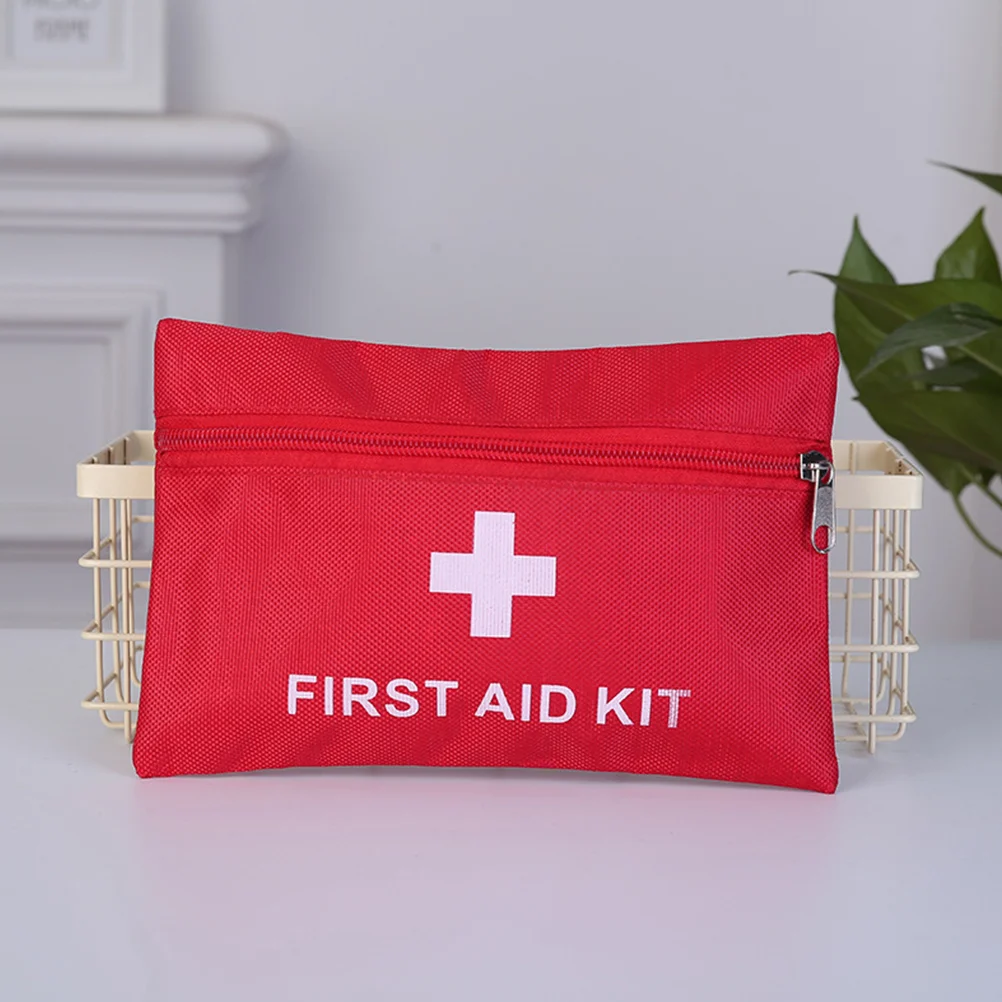 

5 Pcs Mini Emergency Kit First Aid Pouch Container Organizer Travel Bag Medical Case