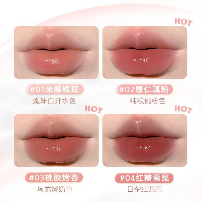 Judydoll Lip Care Jelly Essence Moisturizing Water Lip Glaze 10ml Mirror Glass Lip Water Light Lip Jelly