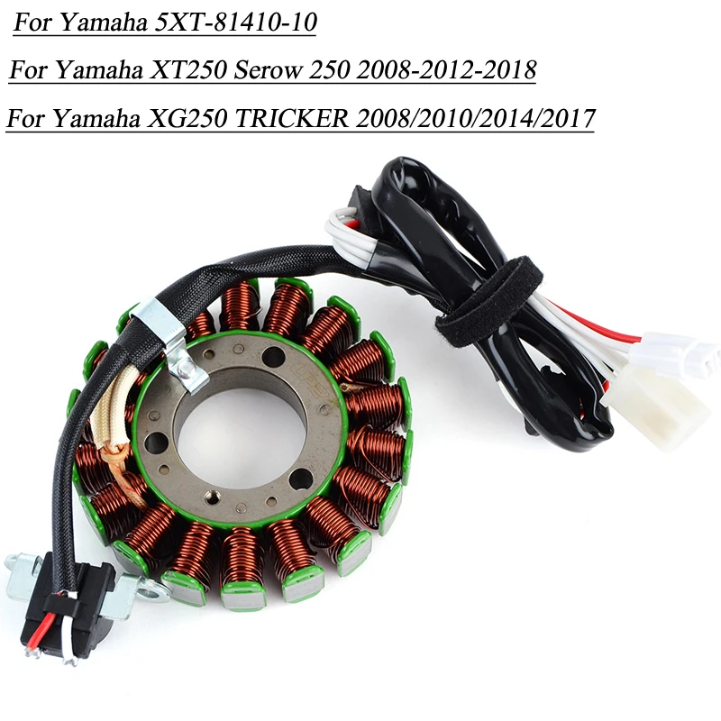 XT XG 250 Motorcycle Stator Coil For Yamaha XT250 Serow 250 XG250 TRICKER 2008/2010/2014/2017 5XT-81410-10