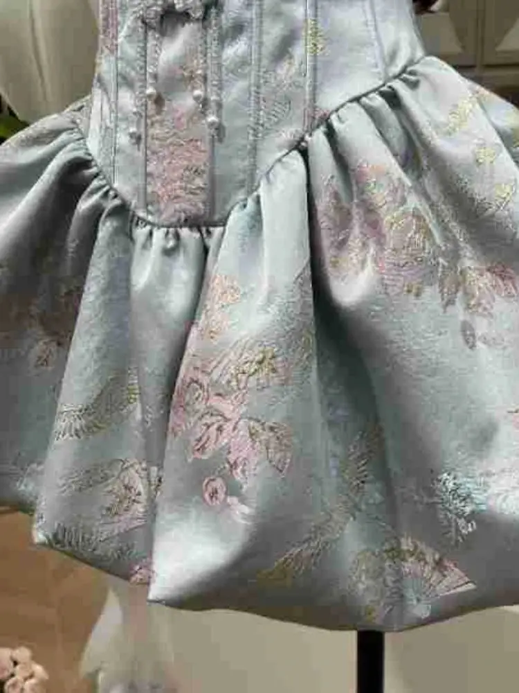 Robes sans bretelles pour femmes, élégantes, brodées de perles, rétro, Sexy, Vintage, robes de Festival de célébrités, tenue d'anniversaire, nouvelle collection