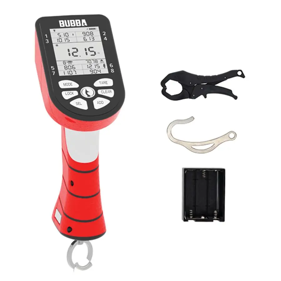 

Smart Fish Scale Tournament Fishing Tool Built in Fish Clip and Hook 2 Modes, Digital Screen, 60lb Limit