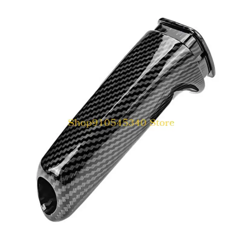 U2JA Slip-On Handbrake Handle Cover ABS Interior Trim Piece for E81/E87/F20 Updating Existing Parking Brake Grip in Use