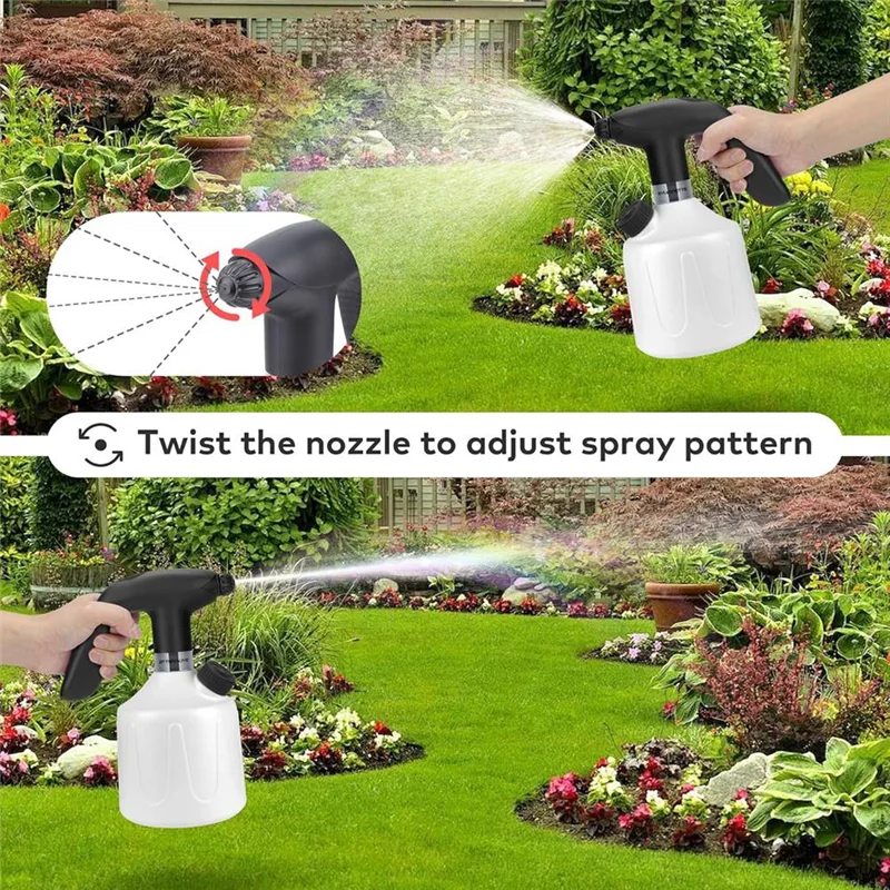 

AT69 -Электрический распылитель, автоматический распылитель Mister для растений, 1,8 л, перезаряжаемый аккумулятор, распылитель, непрерывный распылитель