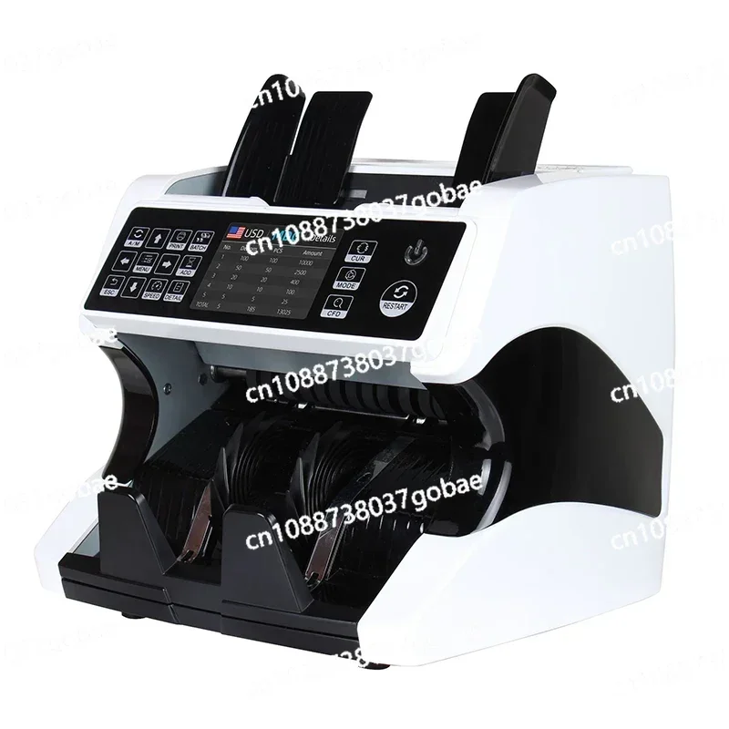 AL-920 Multi- Total Vertical Counter Dual CIS Image Scanner US Dollar Euro Currency Detector