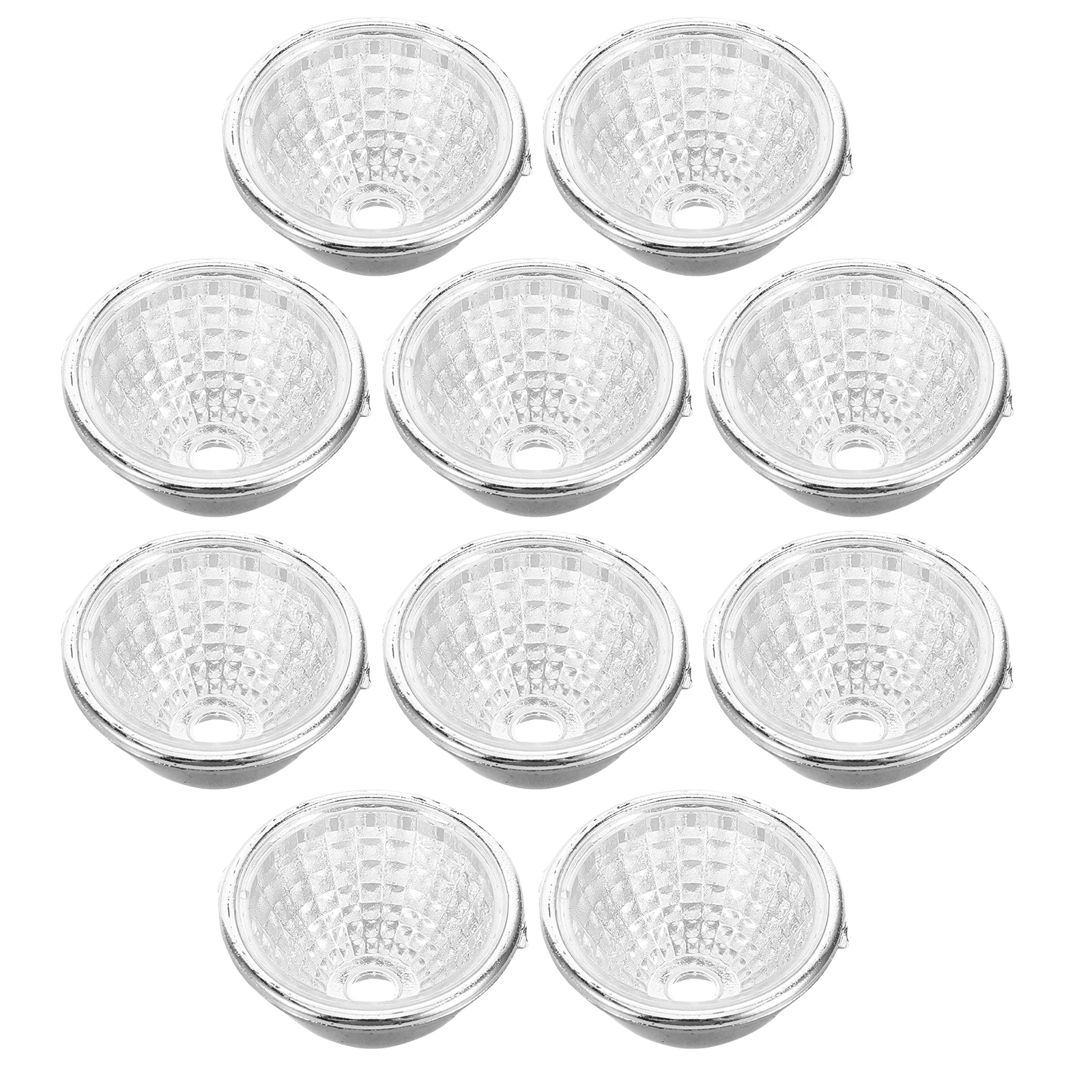 

100pcs Diy Plastic Spotlight Lamp Shade Black For Garden Statues Animal Eyes Outdoor Lights Waterproof Decorative Small Light