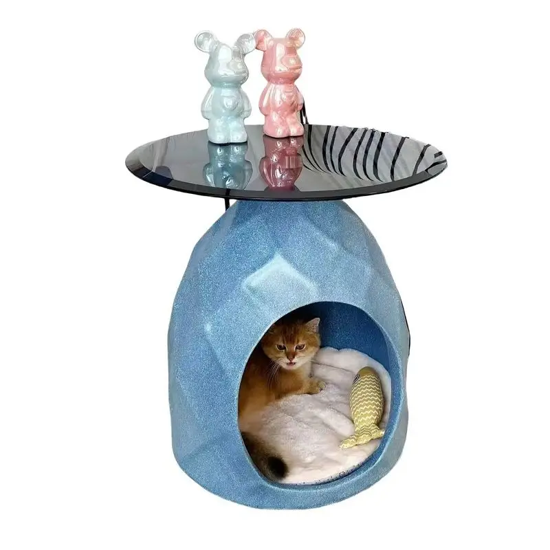 Creative pet cat litter kennel cabinet, living room sofa corner few modern simple high-end small coffee table bedroom