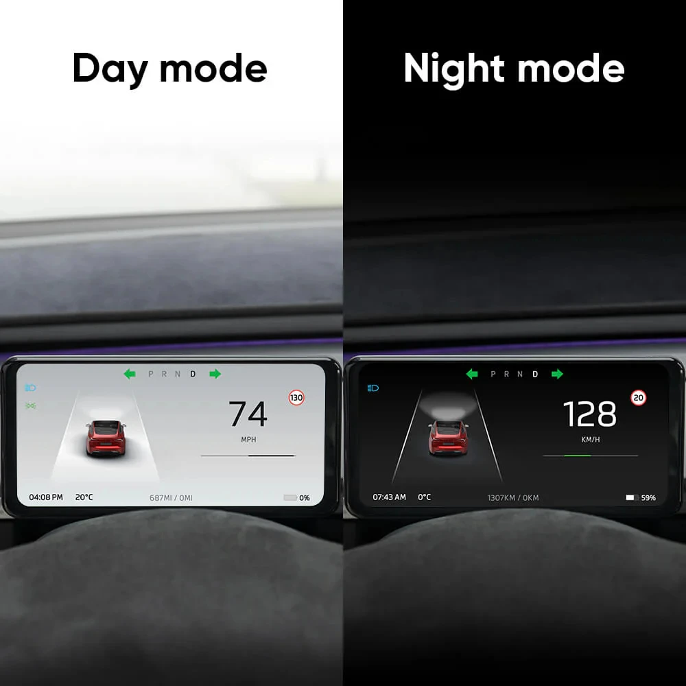 TSLAccessories 6,25 ''clúster de instrumentos para Tesla modelo 3 Highland F63 cámara Carplay tablero pantalla HUD accesorios de coche