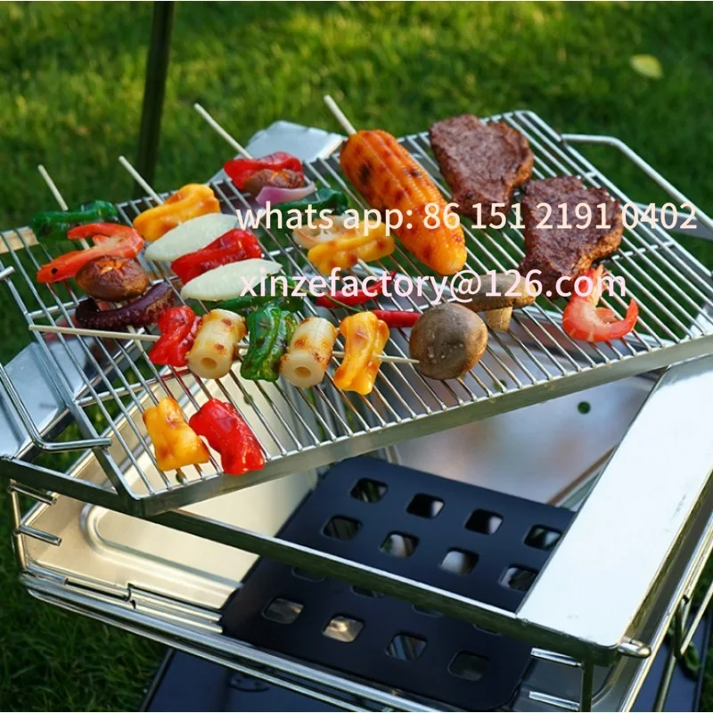 

Customizable outdoor camping fire station camping fire heating travel small stove barbecue portable folding