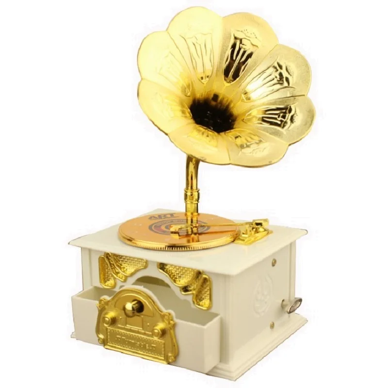 

Retro music box phonograph music box