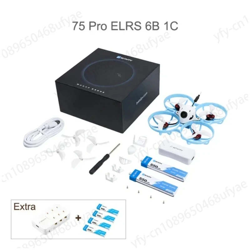 75 Pro / 75 Pro ELRS 2B / 75pro ELRS 6B 1C Brushless Whoop Quadcopter High Quality Aircraft Accessories Kids Gift