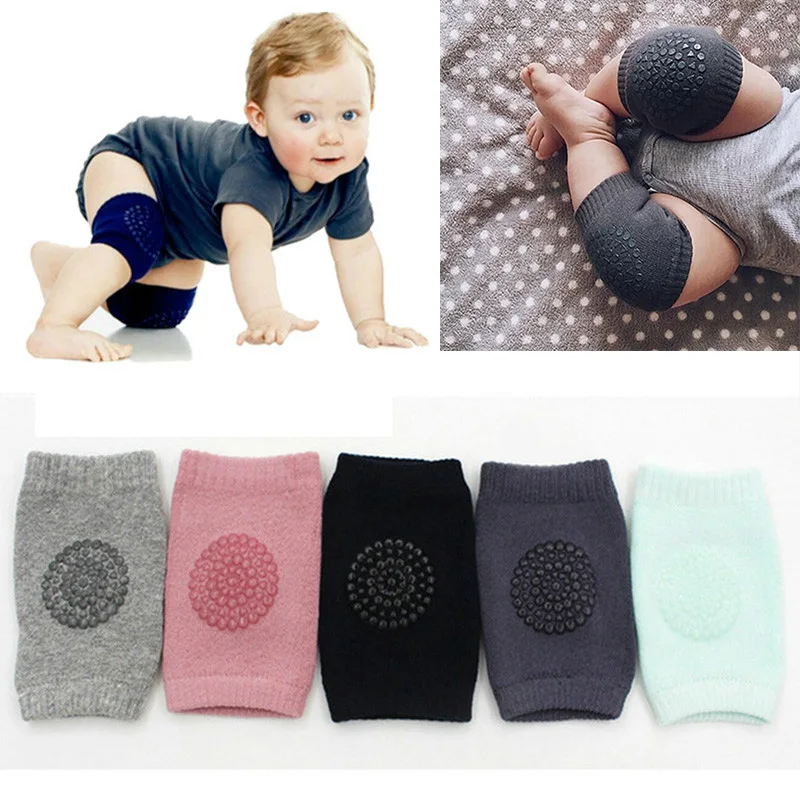 1คู่เข่า Pad เด็กขาอุ่นความปลอดภัย Crawling Elbow Cushion ทารกเด็กวัยหัดเดินสนับสนุน Protector Kneecap เดิน Pad ถุงเท้า