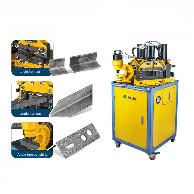 3 in 1 iron pungching machines punch and shear machine iron pipe pipe bending machine