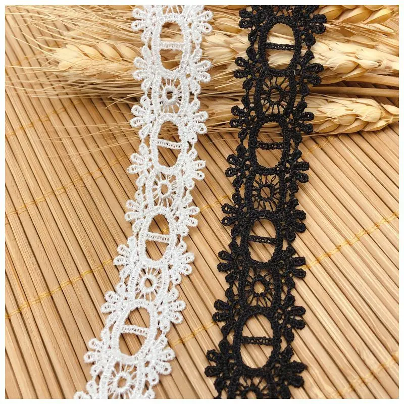 15Yds 2.2 سنتيمتر واسعة DIY الملابس الداخلية يمكن ارتداؤها مع المنسوجة الشريط البوليستر الدانتيل الملابس المساعدة النسيج الملابس والاكسسوارات H021