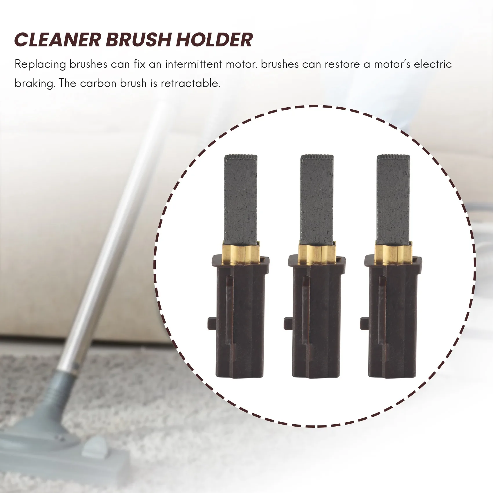 Cepillo de carbón para Motor de vacío eléctrico N18R 2311480 333261 33326-1 para herramientas de Motor de vacío Ametek Lamb Mar