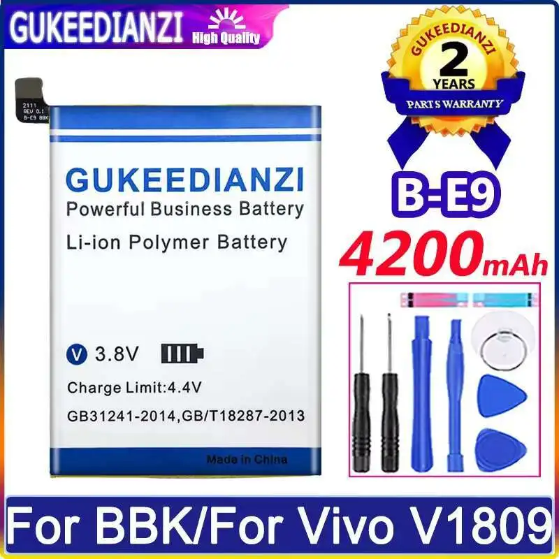 

B-E9 Mobile Phone Battery High Performance 4200Mah Fast Charging For Bbk Vivo V1809 V1809A V1809T