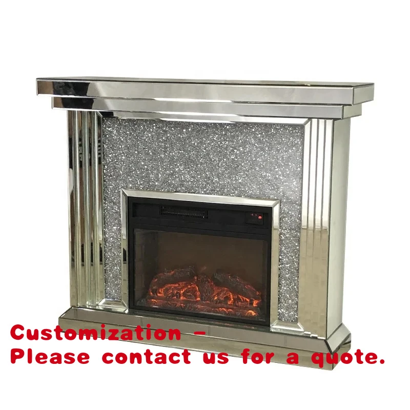 custom.Foshan New Good Furniture European-style Simple Mirror Fireplace Decoration Domestic Entrance Aisle