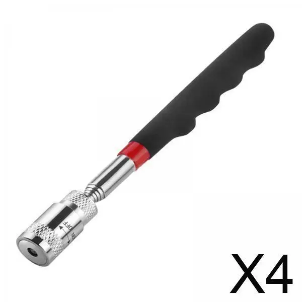 Telescoping Magnetic Pickup Tool Alloy Steel Extendable Stick Retrieval Sweeper for Home Workshop Toolbox