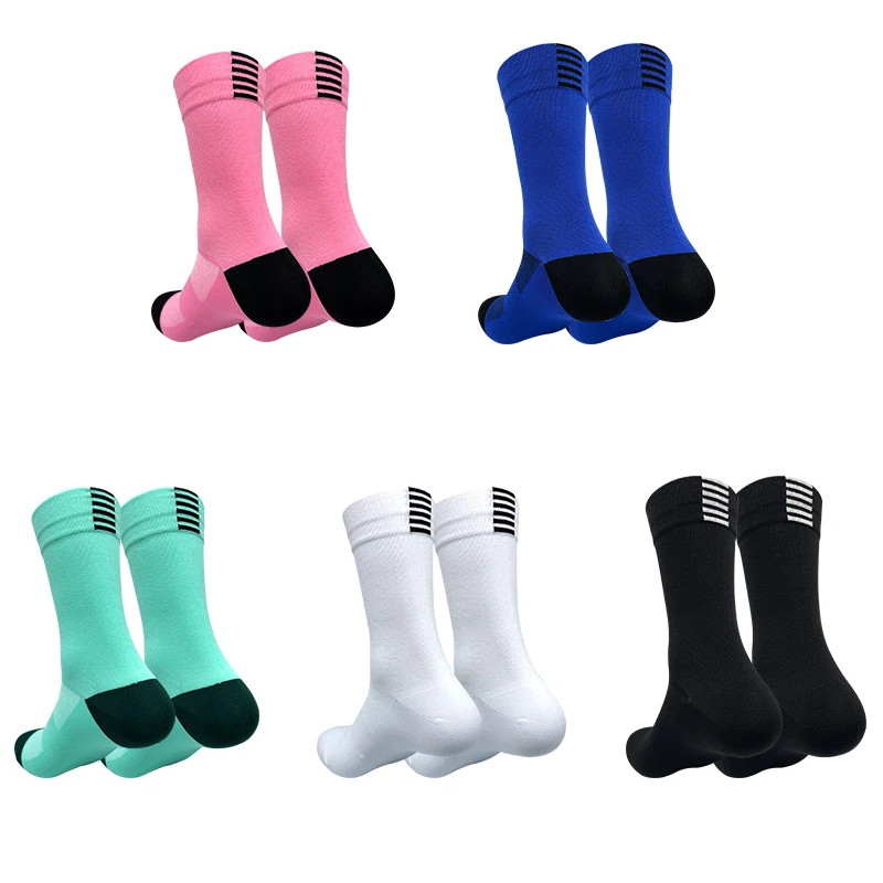 

Professional Cycling Socks Long Tube Men's and Women's Outdoor Sports Quick-Drying Four Seasons Bicycle Socks Running Socks MTB