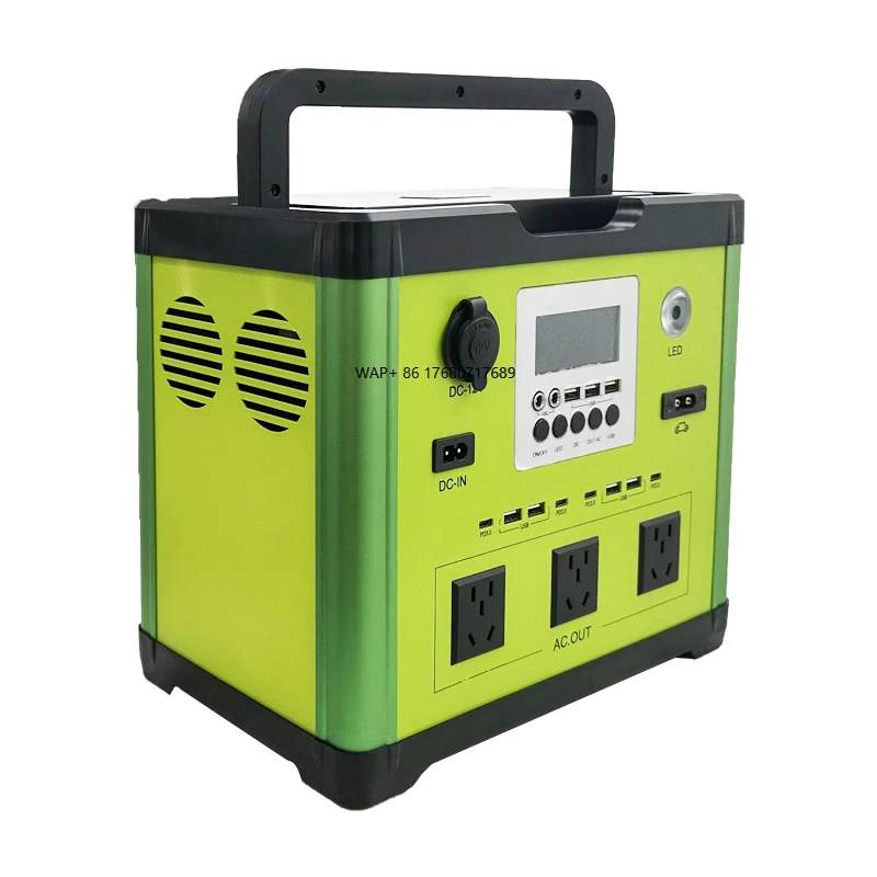 

Solar power generation system 1024wh backup solar charging lithium generator 1000 watts portable power station