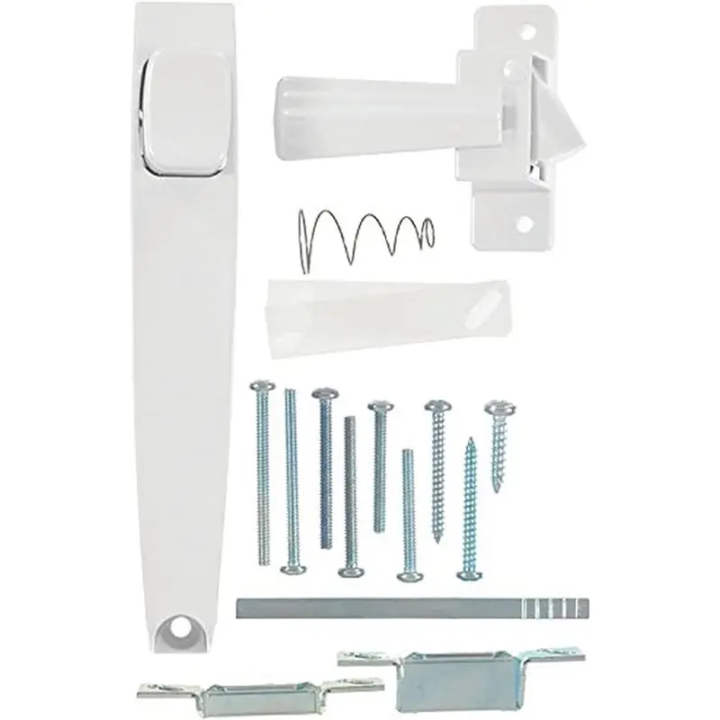ABKW-For Screen Door Handle Set& Hardware, Push-Button Latches For Screen/Storm Doors(1 Set)