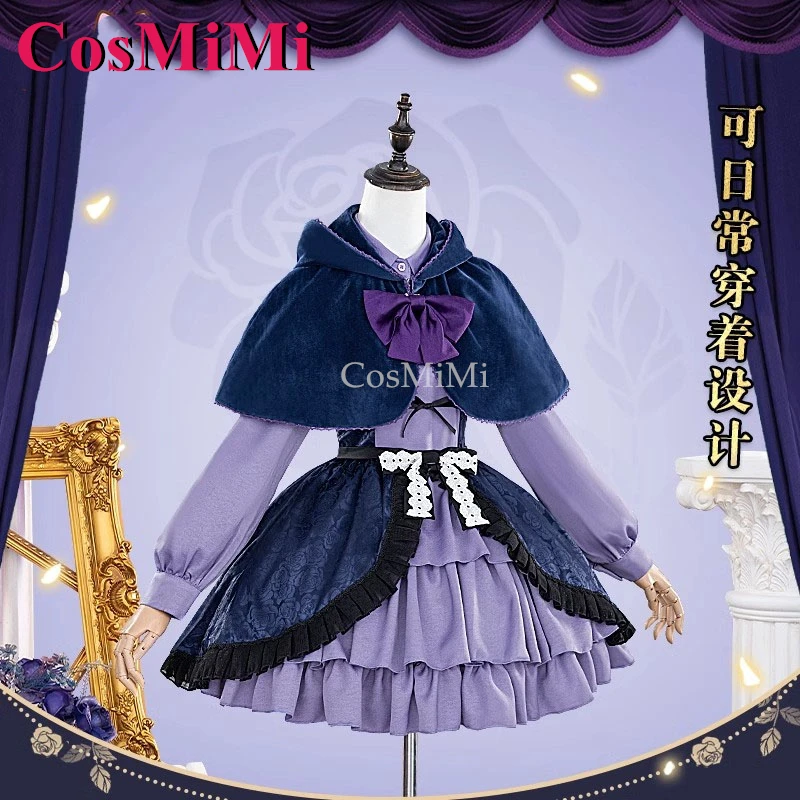 CosMiMi Love Chunibyo & Other Delusions Takanashi Rikka Cosplay Costume Sweet Elegant Daily Dress Carnival Role Play Clothing