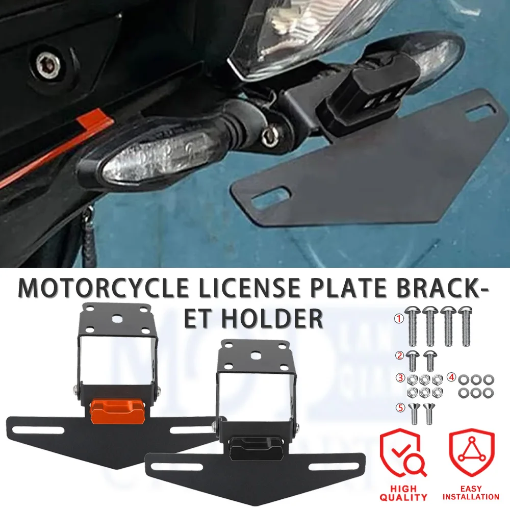 

Для DUEK 125 250 390 RC390 2021, новый светодиодный светильник Duke390, хвостовой аккуратный держатель номерного знака, аксессуары для мотоциклов, задний номерной знак