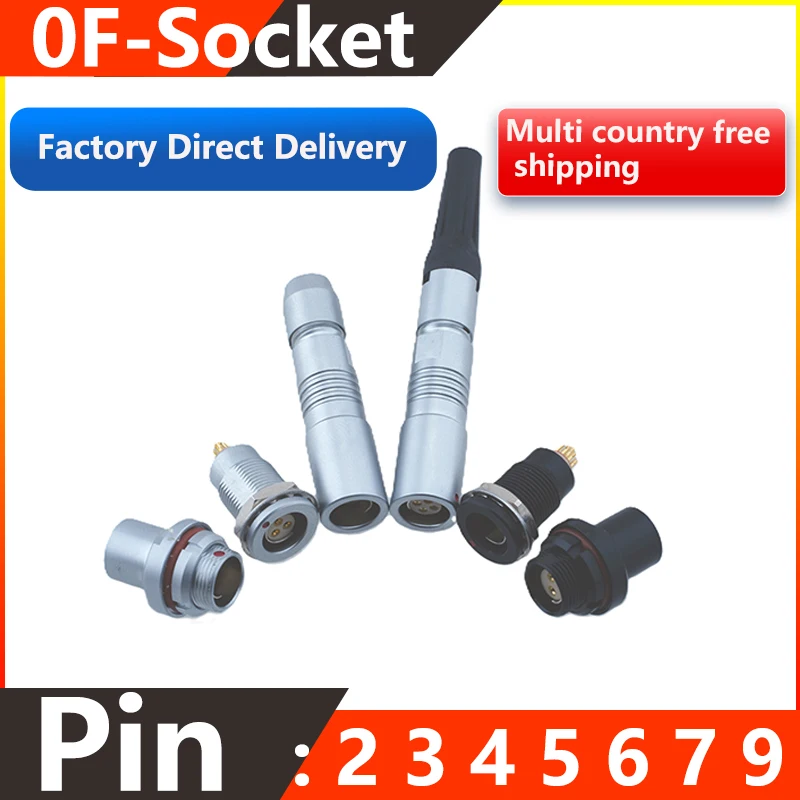 Fischer 102 0F Aviation metal push-pull self-locking connector semi-circular positioning socket