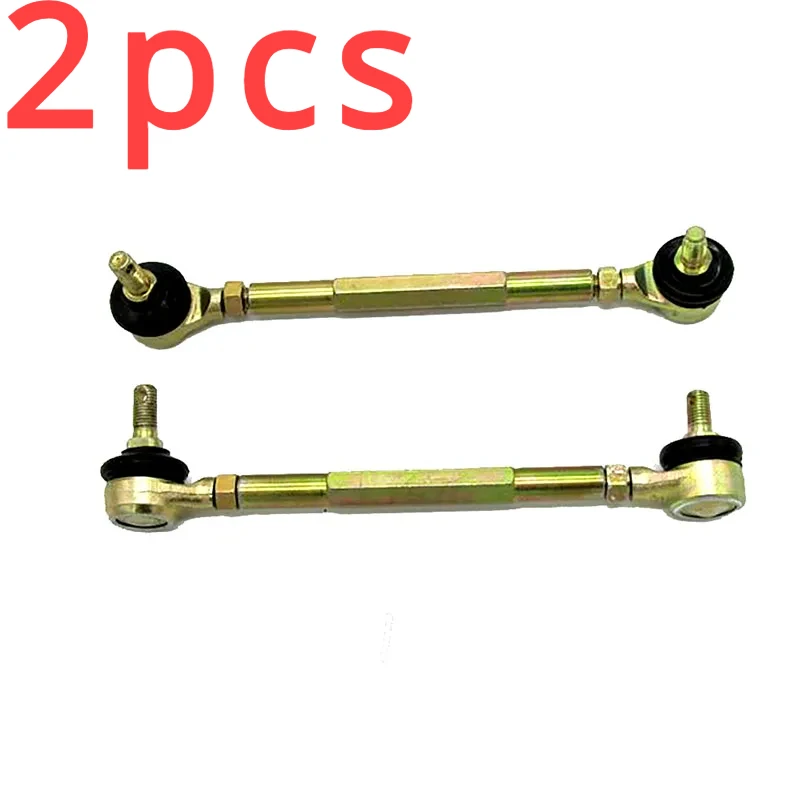 2pcs 100MM-190MM M10 Steering Shaft Tie Rod with Tie Rod Ball Joint  for 4 wheel kart modification  ATV Quad 50cc-250c