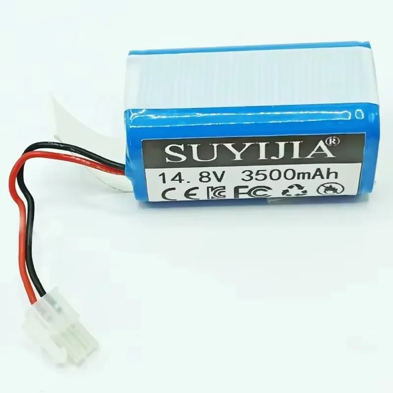 4S1P 18650 14.8V Rechargeable Lithium Battery 3500mAh for ILIFE A4s A6 V7s Plus A9s W400 Robot Vacuum Cleaner INR18650 M26