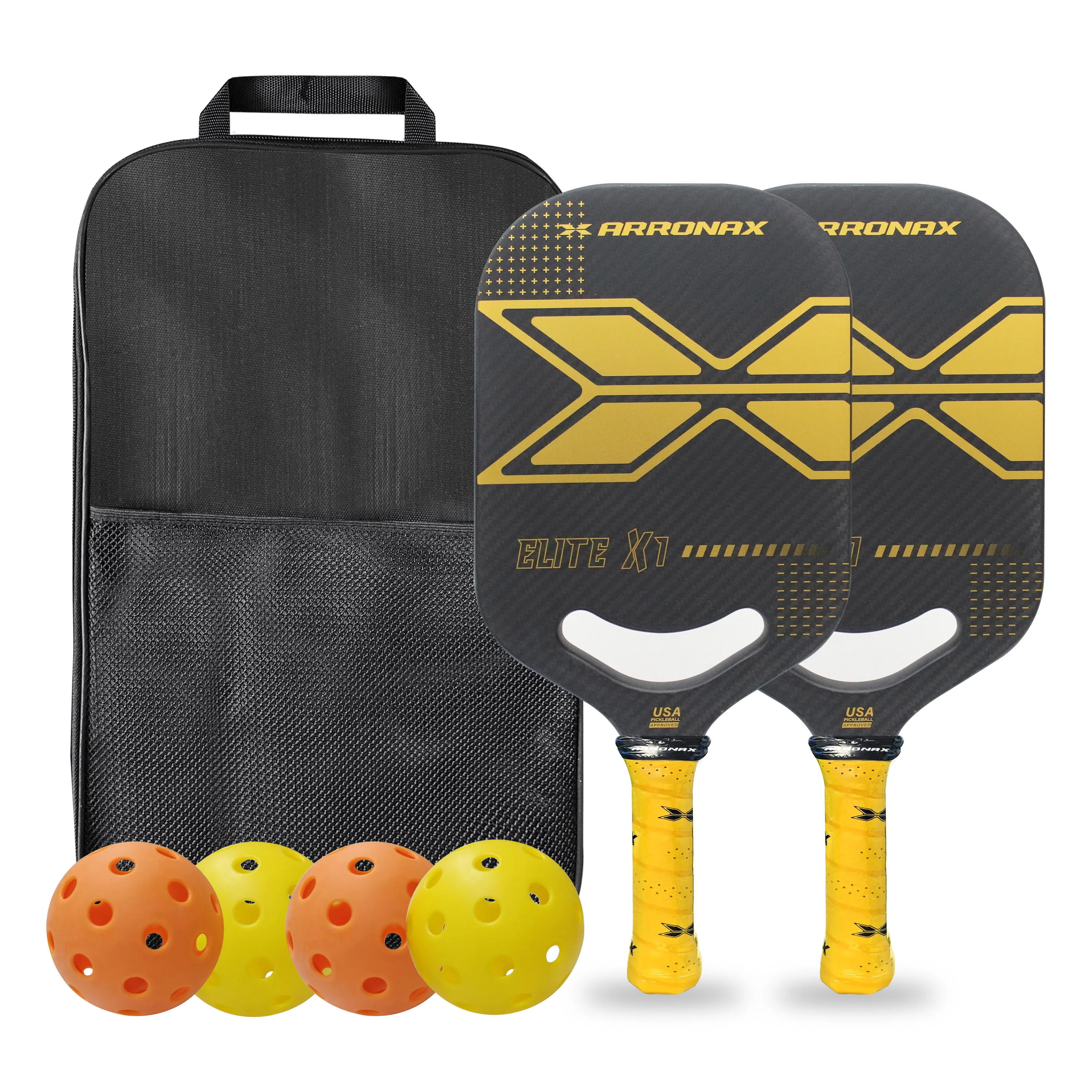 

Pickleball Paddle Carbon Surface with High Grit & Spin USAPA Compliant Enhanced Power Sweet Spot 3K Twill Carbon Fiber Paddle