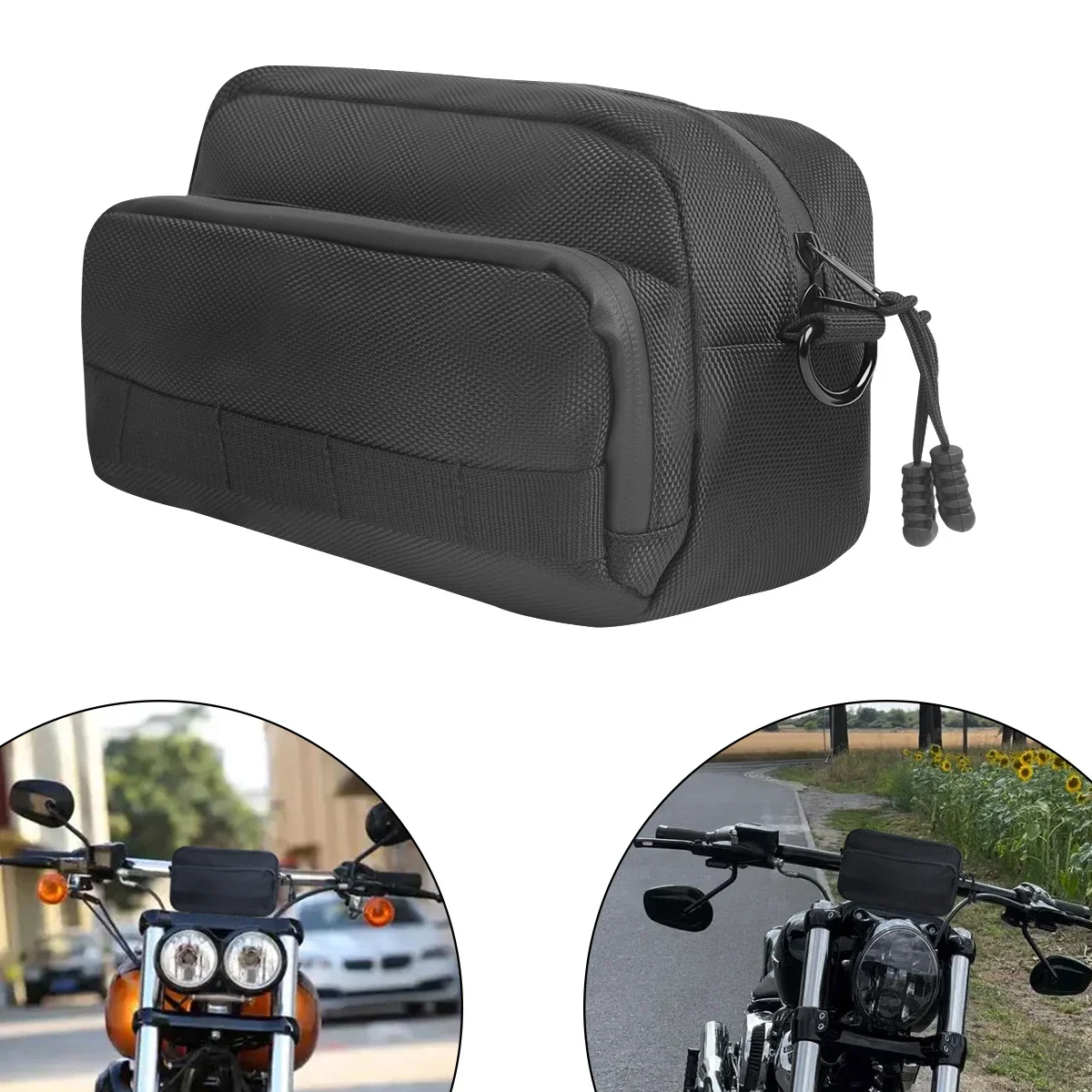 

Сумка на руль мотоцикла, многофункциональная сумка-бочонок для хранения, наплечная сумка для круизеров, Softail, Sportster, для BMW, мотокросса, электровелосипедов