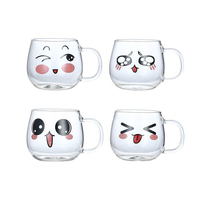 200ml Glass Mug Heat Resistant Tea Milk Lemon Juice Coffee Water Cup Beer Espresso Coffee Whiskey Cup Drinkware Home Supply
