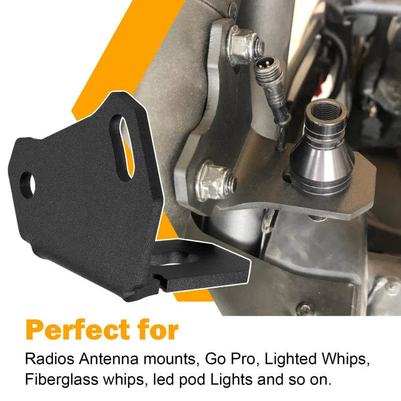 

SAAR Antenna Rear Pillar Mount Bracket Adjustable LED Whip Light Fits Can Am Maverick X3