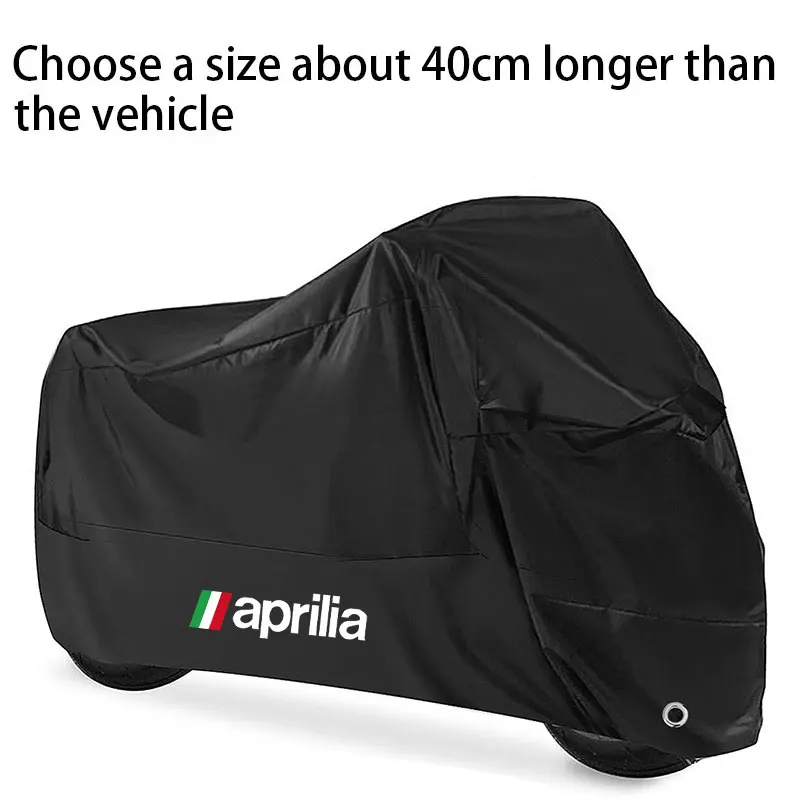 Motorcycle Cover Waterproof Dustproof UV Protective Outdoor Scooter Cover for Aprilia RSV4 RSV1000/R Caponord 1200 Dorsoduro 750