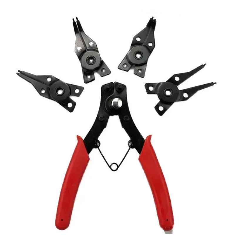 Plier Pliers 4 Ring Removable Retaining In Head 1 Pliers Circlip Pliers Multi Crimp Circlip Hand Set Snap Tools