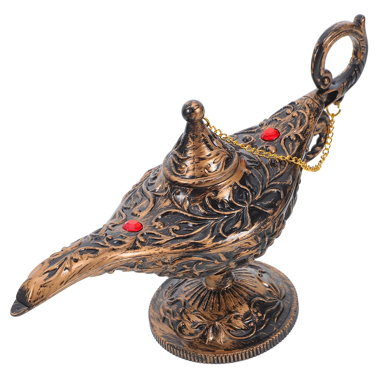 

Винтажная арабская лампа в стиле ретро, украшение для вечеринки, день рождения, праздник, центральная часть стола, реквизит для косплея, арабская лампа, горшок