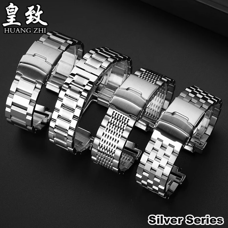 남성용 개조 캐논 시계 스트랩, 카시오 G-SHOCK 스틸 하트 GM110 GA110, GA2100 5600 스테인레스 스틸 시계 밴드, 16mm 팔찌